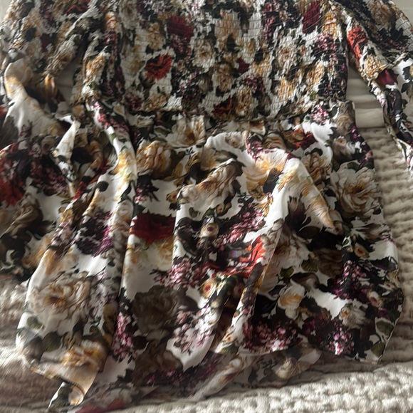 Bailey 44 Brown and White Ruffled Skater Blouse NWHT - Picture 5 of 5